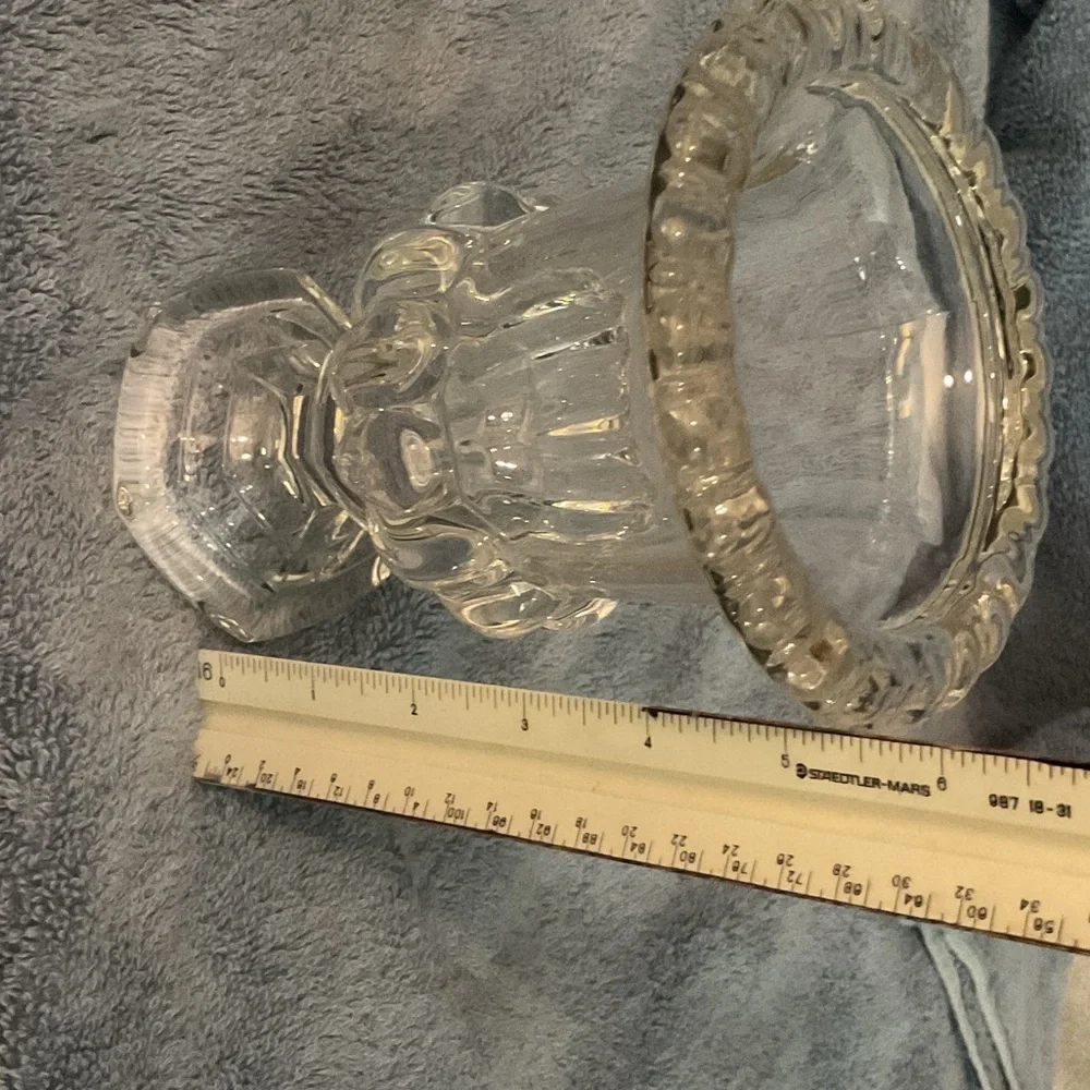 Clear Glass Decorative Piece